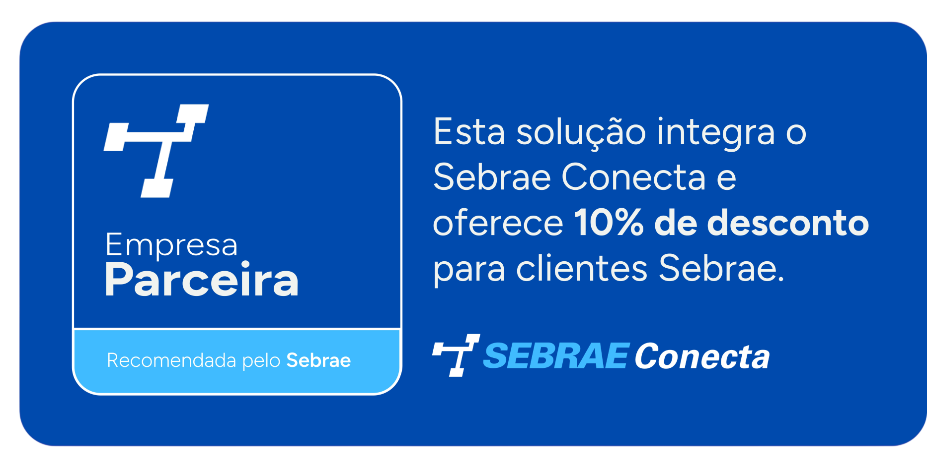 Selo Empresa Parceira SEBRAE Conecta